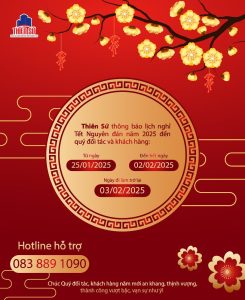 Thông báo nghỉ Tết Nguyên Đán 2025