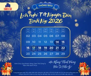 Lịch nghỉ Tết Nguyên đán Bính ngọ 2026