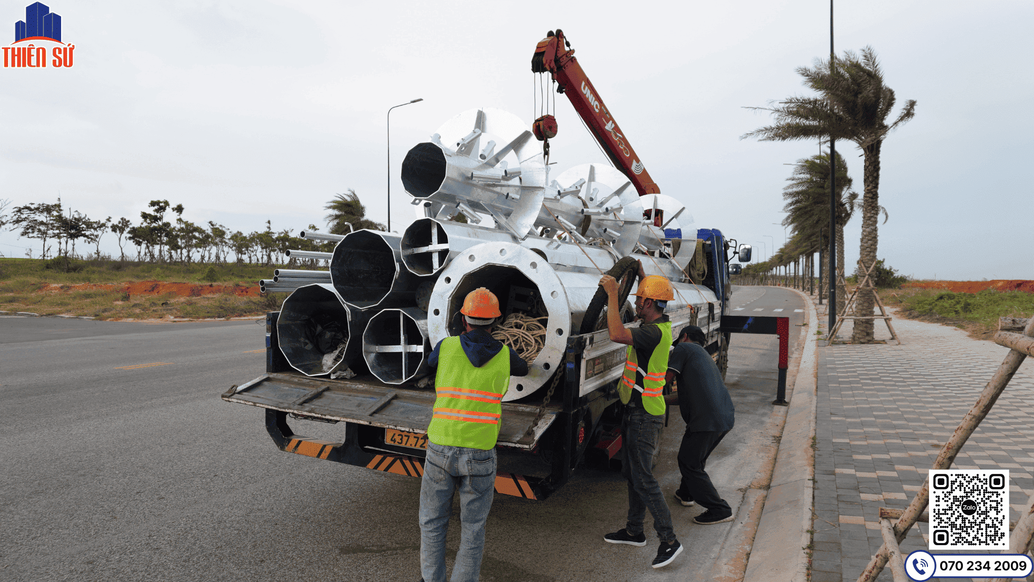 Lắp đặt trạm BTS tại NovaWorld Phan Thiết, vận chuyển cấu kiện BTS, thi công trạm BTS