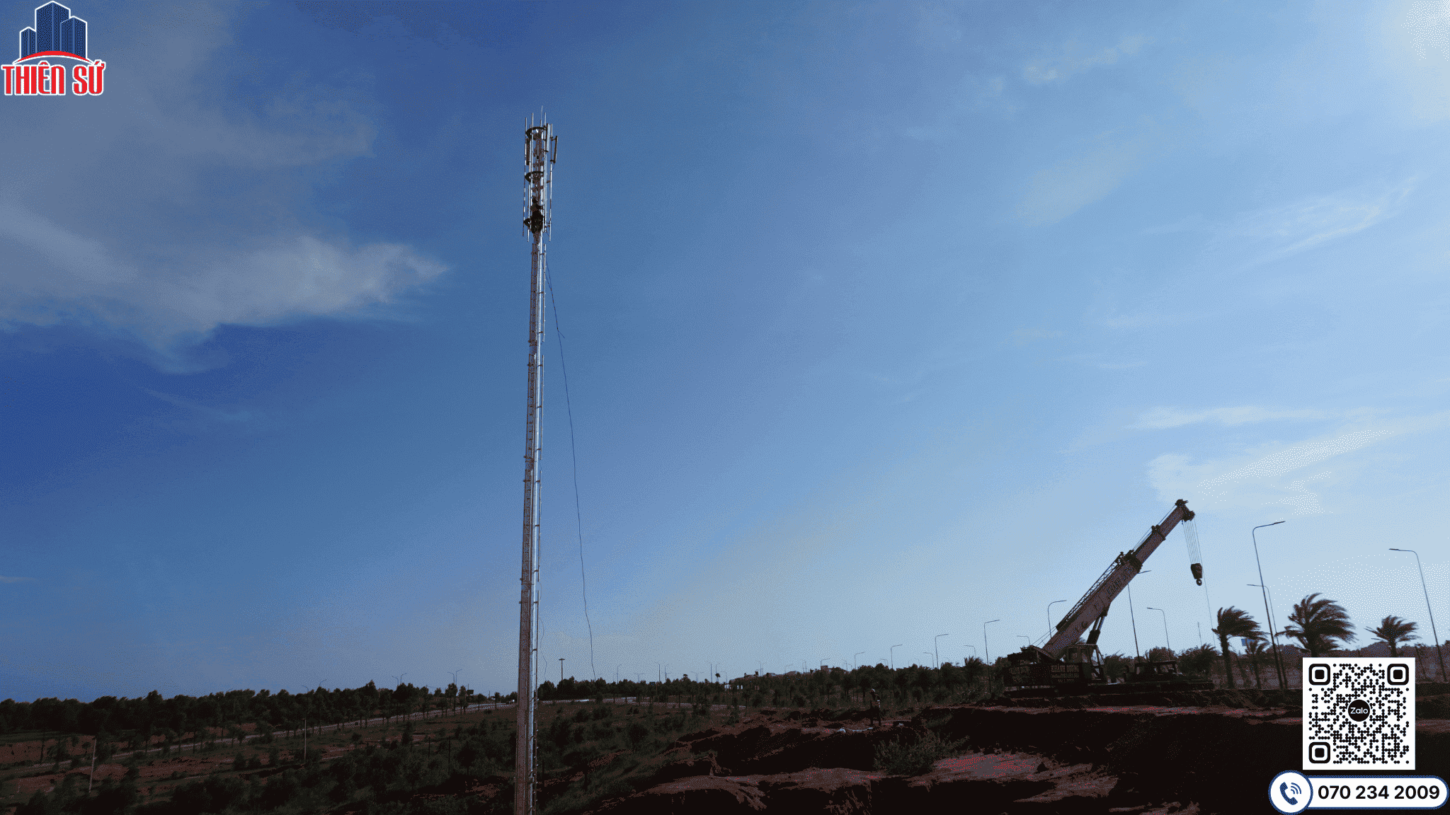 hoàn thiện trạm BTS, lắp đặt trạm BTS tại NovaWorld Phan Thiết, trạm BTS Thiên Sứ Telecom