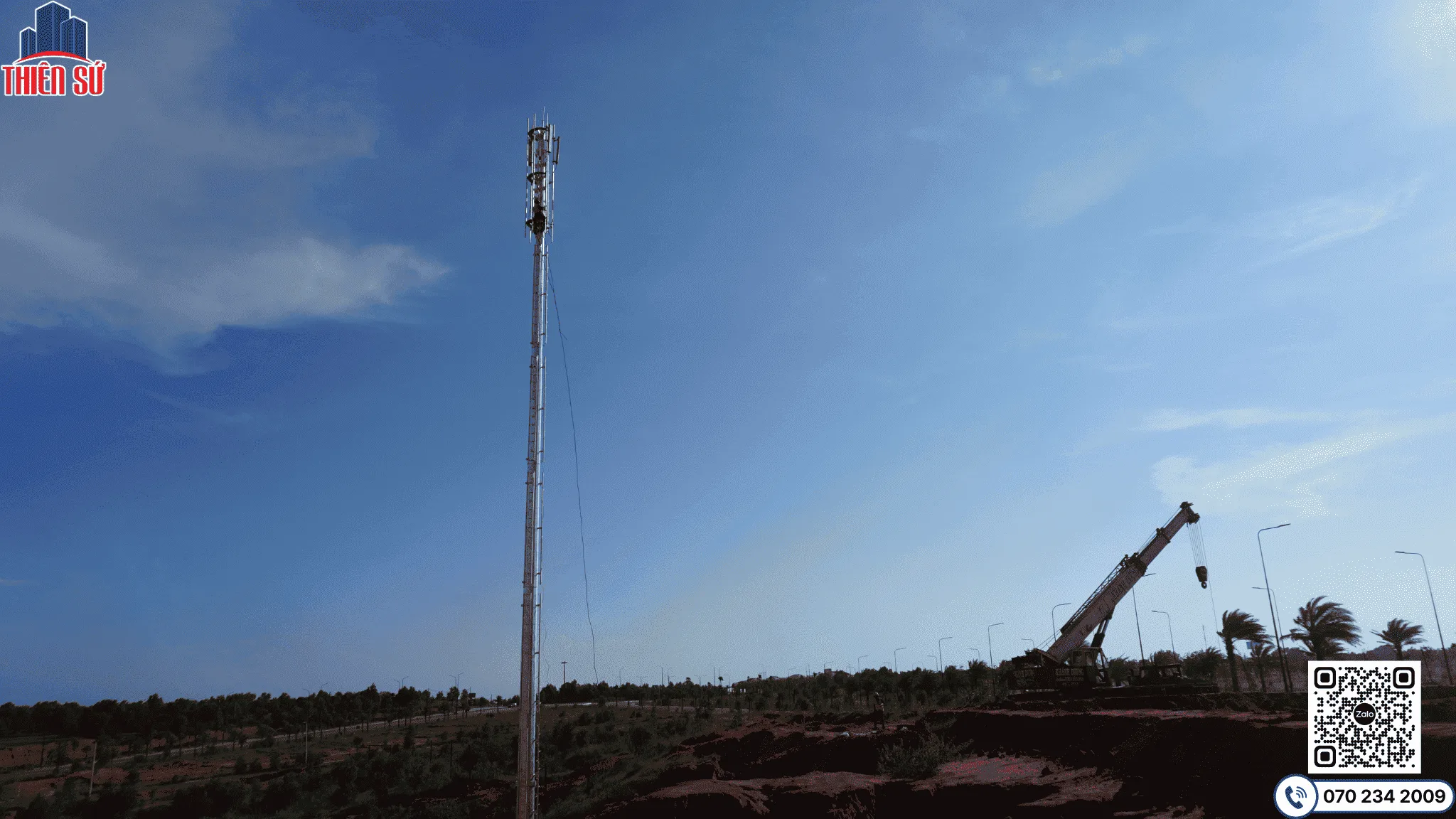 hoàn thiện trạm BTS, lắp đặt trạm BTS tại NovaWorld Phan Thiết, trạm BTS Thiên Sứ Telecom