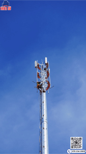 lắp đặt anten BTS, thi công trạm BTS trên cao, trạm BTS NovaWorld Phan Thiết